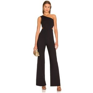 Elegant Black One-Shoulder Jumpsuit